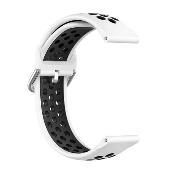 EBN Clasp klockarmband Garmin Forerunner 570 (42mm) - Vit/svart