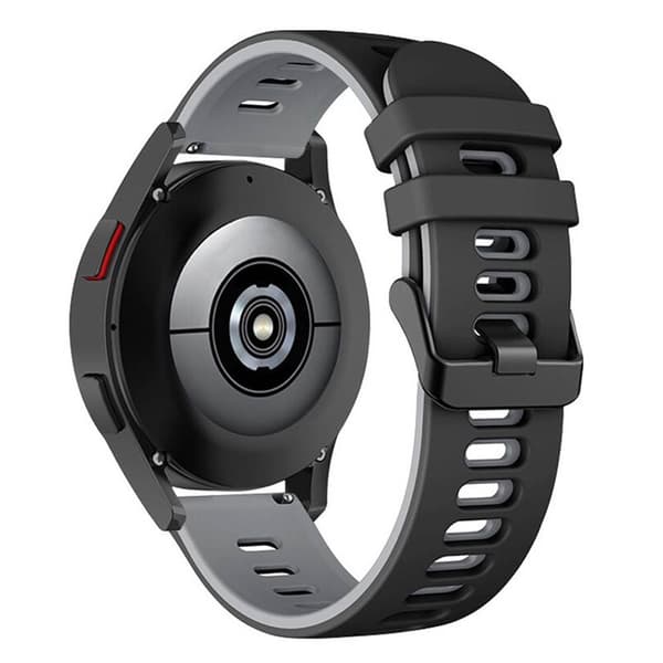 Twin klockarmband till Garmin Forerunner 570 (42mm) - Svart/grå