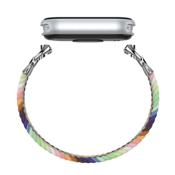 INF Stilfuld Nylon Elastisk Xiaomi Mi Band 9 Rem Armbånd
