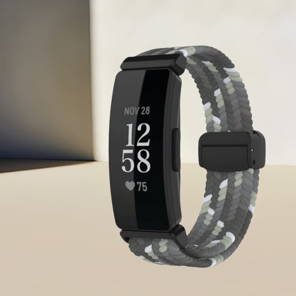 INF Tyylikäs kudottu nailoninen magneettinen ranneke Fitbit Inspire 3:lle Monivärinen 3