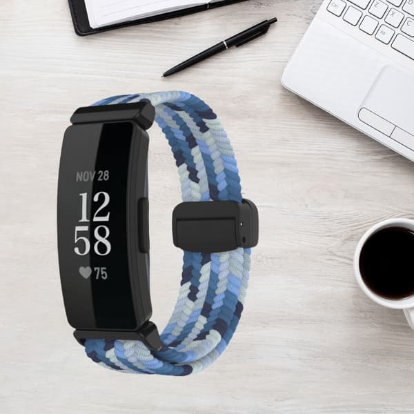 INF Stilig Vevd Nylon Magnetisk Bånd for Fitbit Inspire 3 Flerfarget 2
