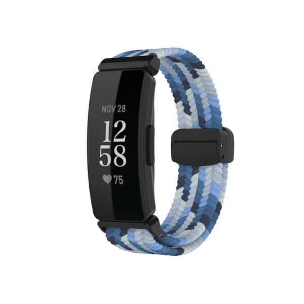 INF Stilig Vevd Nylon Magnetisk Bånd for Fitbit Inspire 3 Flerfarget 2