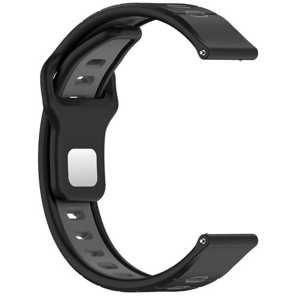 INF Silikon klokkerem til Garmin Vivoactive 6 Svart+grå