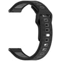Miniatyrbilde 1 av 10: INF Silikon klokkerem til Garmin Vivoactive 6 Svart+grå