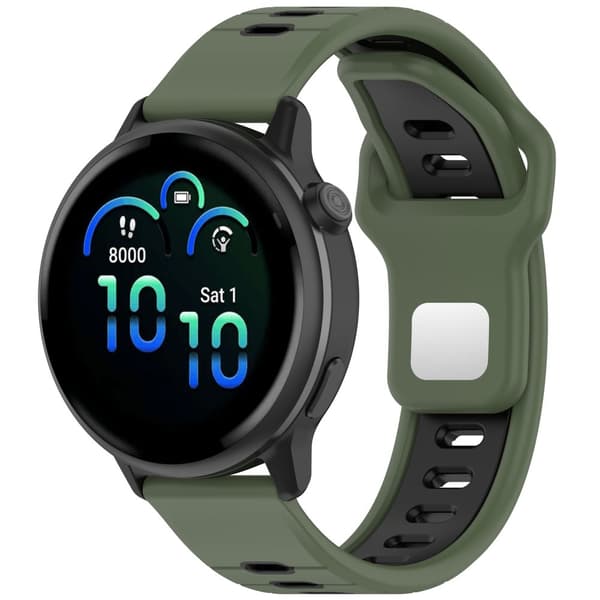 INF Silikonrem til Garmin vivoactive 6 Grønn