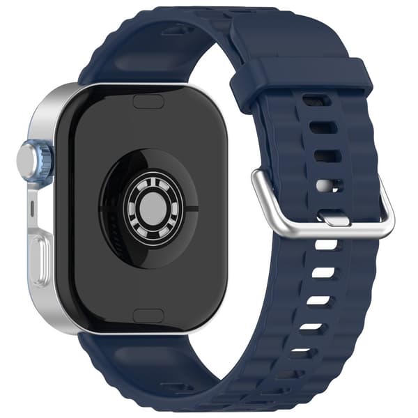 INF Silikonarmband för Huawei Fit 4 Pro med silverspänne Blå
