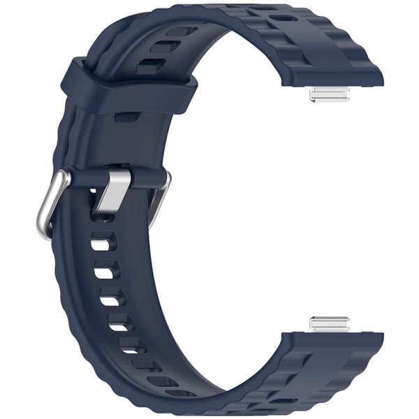 INF Silikonarmband för Huawei Fit 4 Pro med silverspänne Blå