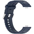 Miniatyrbild 1 av 4: INF Silikonarmband för Huawei Fit 4 Pro med silverspänne Blå