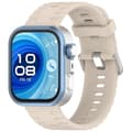 Miniatyrbilde 4 av 4: INF Silikonrem for Huawei Fit 4 Pro med sølvspenne Hvit