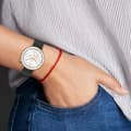 Pikkukuva 7 / 11: INF Tyylikäs silikoniranneke OPPO Watch X2 Minille (18 mm) Musta