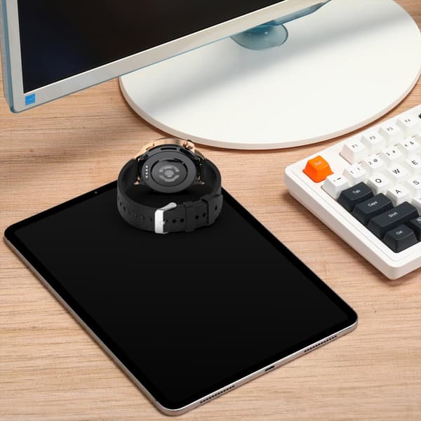 INF Tyylikäs silikoniranneke OPPO Watch X2 Minille (18 mm) Musta