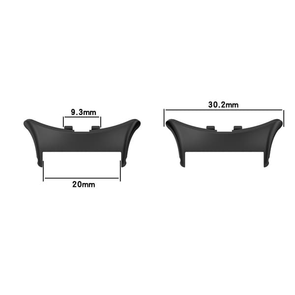 INF Connector Head Lug til Vivo Watch5 - 20mm indvendig diameter Sort