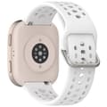 Miniatyrbild 3 av 4: INF Snyggt silikonarmband för Amazfit Bip6 (A2435) Vit