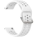 Miniatyrbild 1 av 4: INF Snyggt silikonarmband för Amazfit Bip6 (A2435) Vit