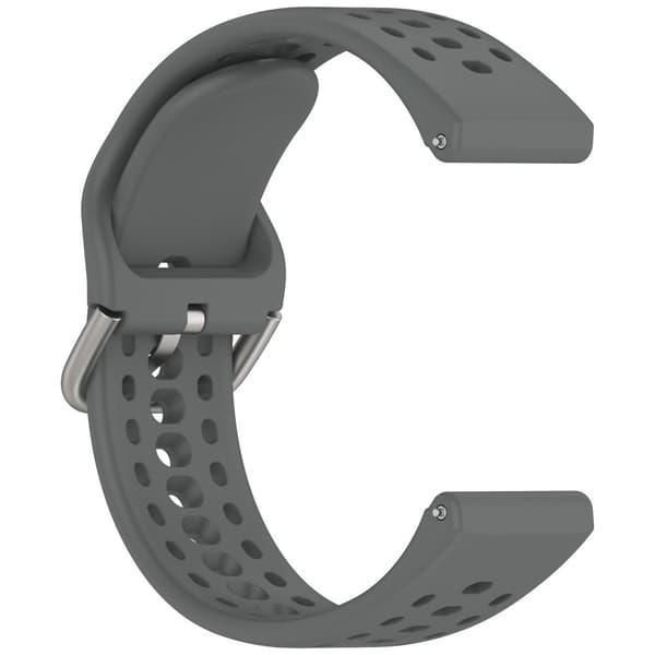 INF Klockarmband i Silikon för Amazfit Bip6 (A2435) Mörkgrå