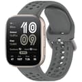 Miniatyrbild 2 av 4: INF Klockarmband i Silikon för Amazfit Bip6 (A2435) Mörkgrå