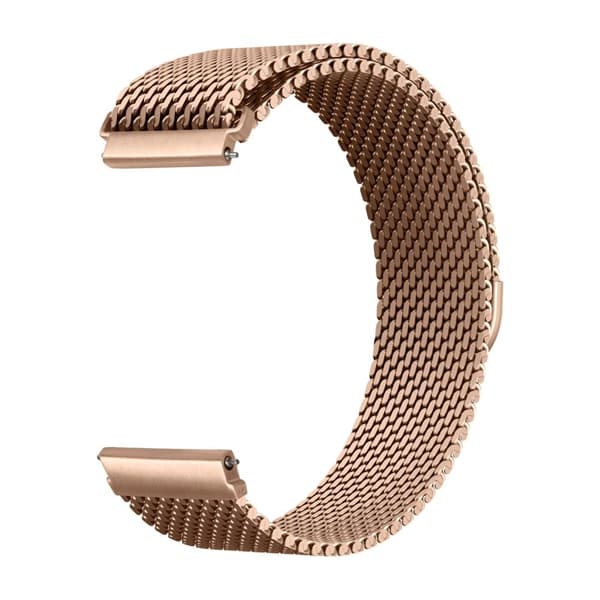 INF Milanese Loop Klockarmband för Smartklockor Rose guld 22 mm