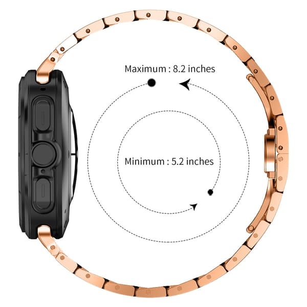 INF Iron Man Rostfritt Stålarmband för Samsung Galaxy Watch7 47mm Guld