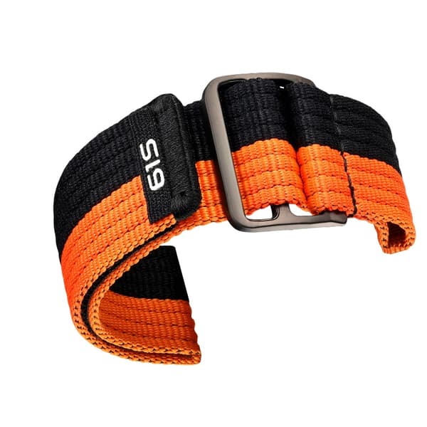 INF Garmin Fenix 8/7X/970/965 Sport Nylon Klockarmband Svart 26 mm