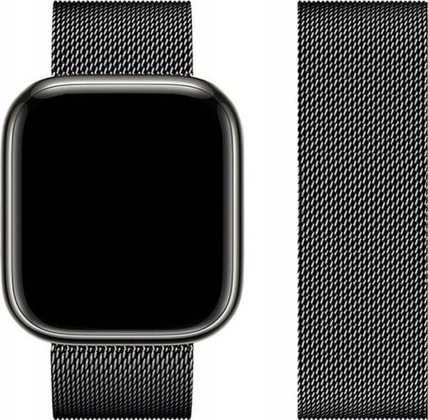 Armbands för smartklocka - Forcell Sangle F-DESIGN FA03 armbandsanslutning för APPLE Watch 38 / 40 / 41 mm svart