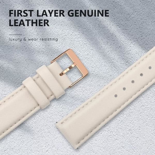 Äkta läderarmband för Samsung Galaxy Watch 6 40mm 44mm