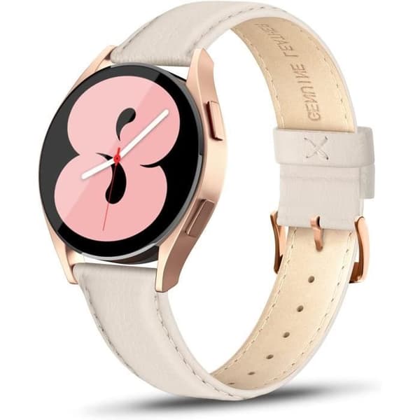 Äkta läderarmband för Samsung Galaxy Watch 6 40mm 44mm