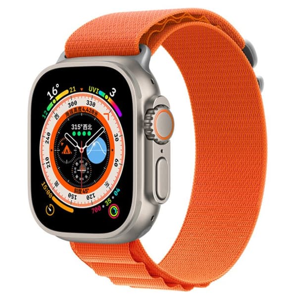 Armband för Apple Watch 38 / 40 / 41mm Sport i Vävt Nylon Devia Orange