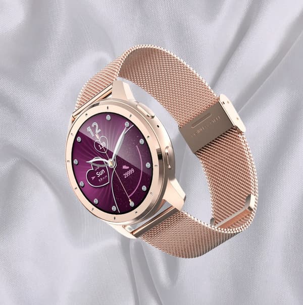 INF Steel Glue Smartwatch - Bluetooth-opkald Guld