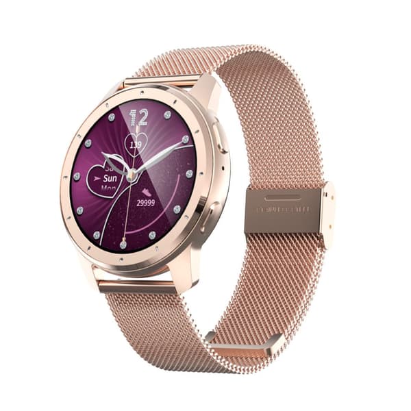 INF Steel Glue Smartwatch - Bluetooth-opkald Guld
