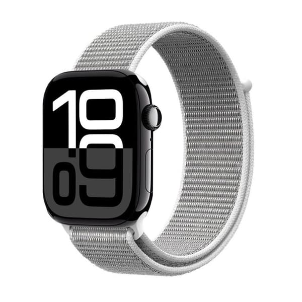 Sportarmband för Apple Watch 38/40/41/42 mm (Grå Silver) Crong Nylon