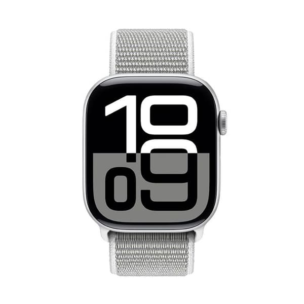 Sportarmband för Apple Watch 38/40/41/42 mm (Grå Silver) Crong Nylon
