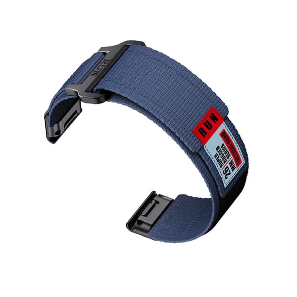 INF Garmin Fenix 8 nylonrem Blå 26 mm