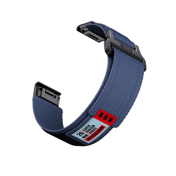 INF Garmin Fenix 8 nylonrem Blå 26 mm