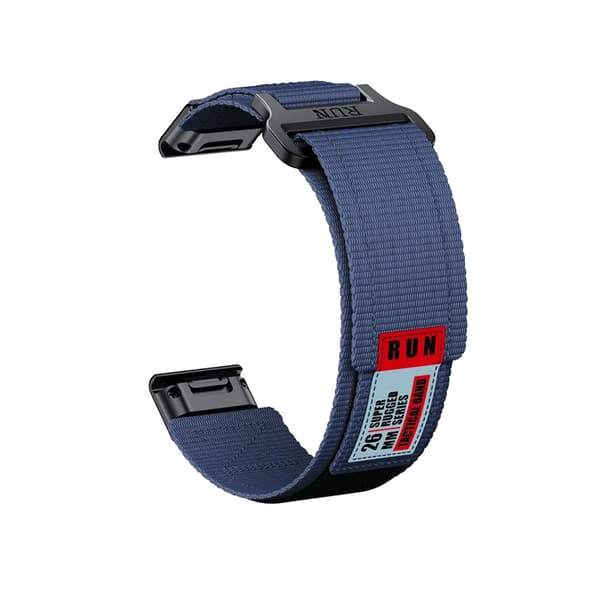 INF Garmin Fenix 8 nylonrem Blå 26 mm
