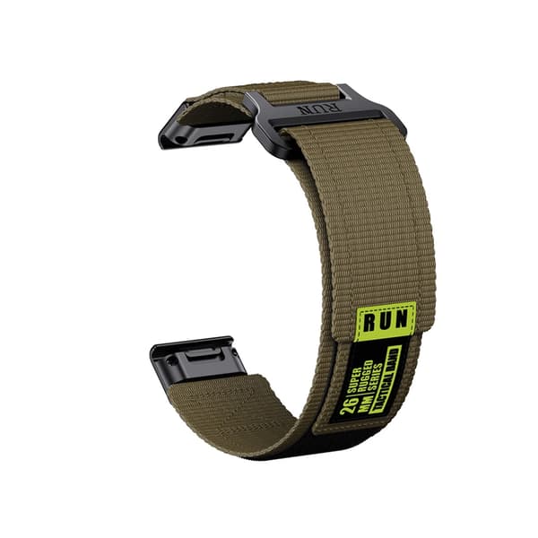 INF Garmin Fenix 8 nylonrem Grønn 22 mm