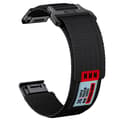 Miniatyrbilde 2 av 4: INF Garmin Fenix 8 nylonrem Sort 26 mm