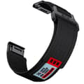 Miniatyrbilde 1 av 4: INF Garmin Fenix 8 nylonrem Sort 26 mm