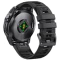 Miniatyrbilde 5 av 6: INF 22 mm silikonrem med hurtigutløser til Garmin Fenix 8 47 mm Sort