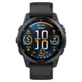 Miniatyrbilde 6 av 6: INF 22 mm silikonrem med hurtigutløser til Garmin Fenix 8 47 mm Sort