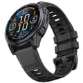 Miniatyrbilde 2 av 6: INF 22 mm silikonrem med hurtigutløser til Garmin Fenix 8 47 mm Sort