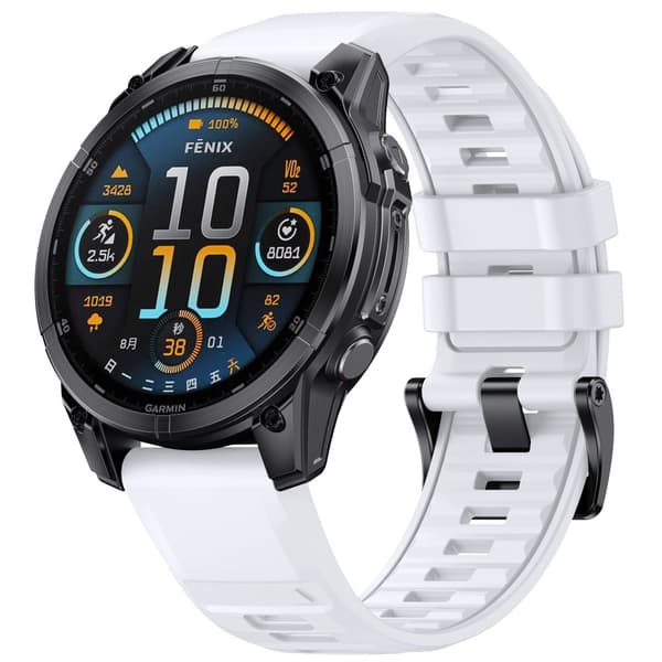 INF Garmin Fenix 8 Quick Release Strap Hvid 51MM