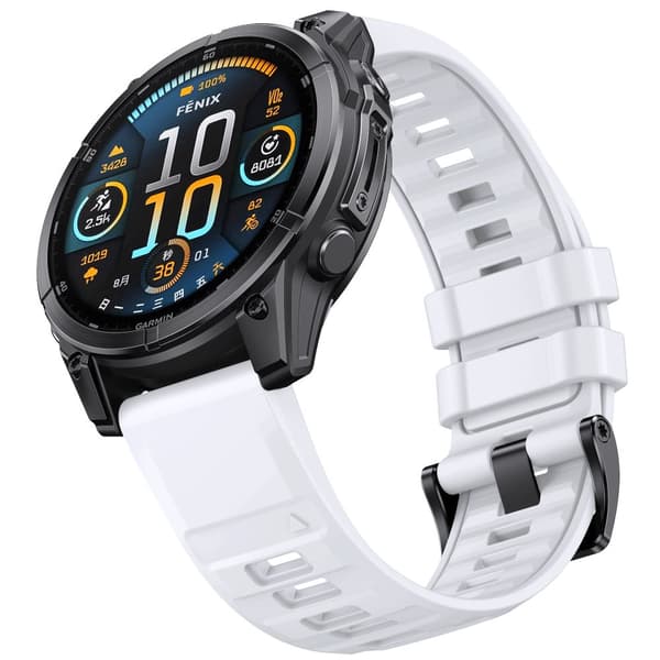 INF Garmin Fenix 8 Quick Release Strap Hvid 51MM