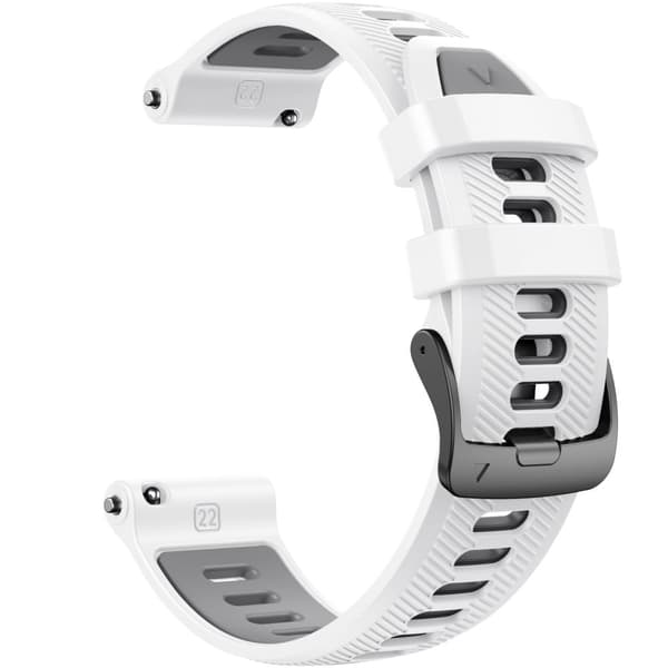 INF Snabbfäste Silikonarmband för Forerunner Vit