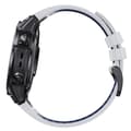 Miniatyrbillede 2 af 5: INF Stilfuld Quick Release Rem til Garmin Fenix 7X Pro Hvid + blå