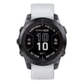 Miniatyrbillede 1 af 5: INF Stilfuld Quick Release Rem til Garmin Fenix 7X Pro Hvid + blå