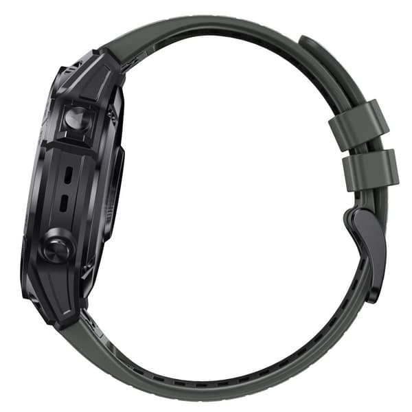 INF Snyggt snabbfäste för Garmin Fenix 7X Pro Svart + Grön