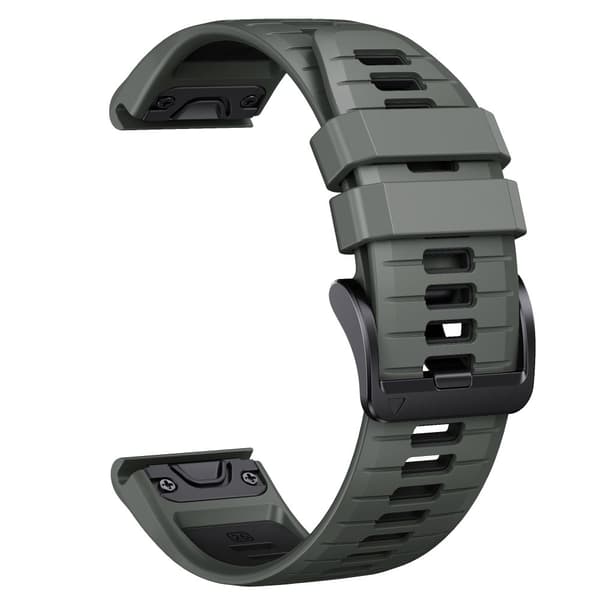 INF Snyggt snabbfäste för Garmin Fenix 7X Pro Svart + Grön