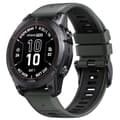 Miniatyrbild 2 av 5: INF Snyggt snabbfäste för Garmin Fenix 7X Pro Svart + Grön