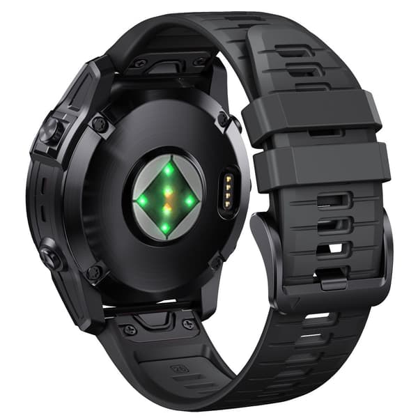 INF Snyggt snabbfäste för Garmin Fenix 7X Pro Svart+grå