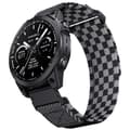 Pikkukuva 2 / 5: INF Garmin Fenix 8 Nylonpunosranneke - Musta Harmaa  22 mm